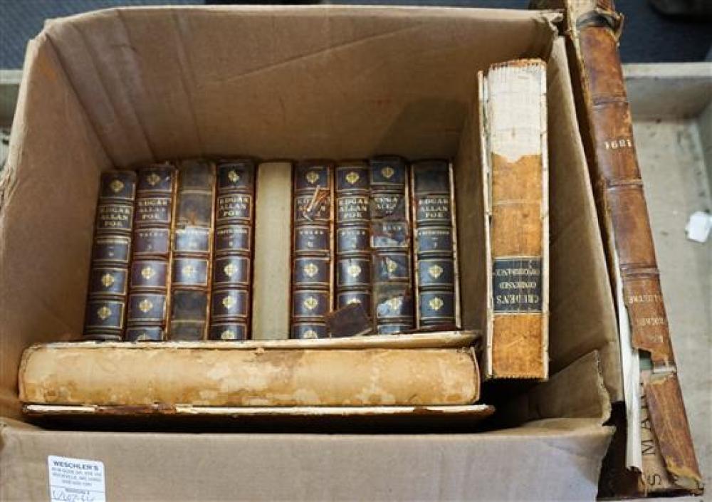 COLLECTION OF LEATHER BOUND