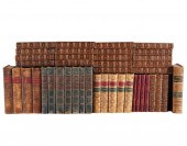 COLLECTION OF LEATHER-BOUND BO