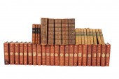 COLLECTION OF LEATHER BOUND BO