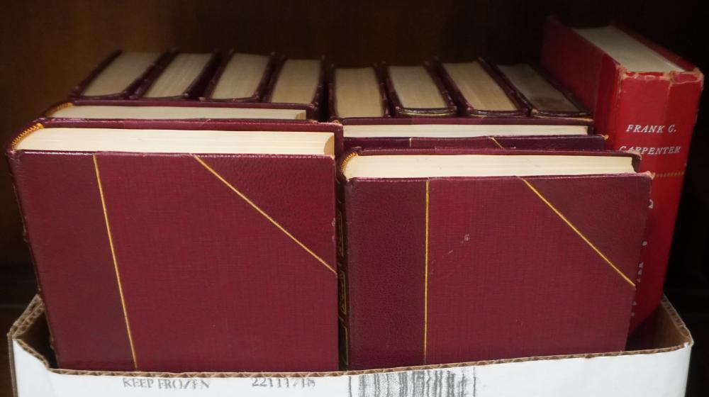 COLLECTION OF LEATHERBOUND AND
