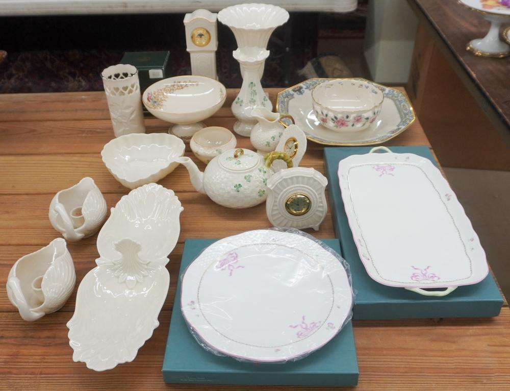 COLLECTION OF LENOX AND BELLEEK