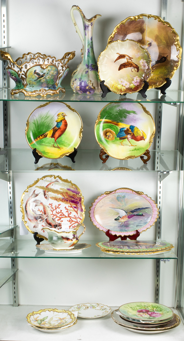 COLLECTION OF LIMOGES PORCELAIN