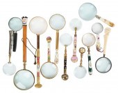 COLLECTION OF MAGNIFYING GLASS