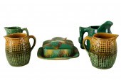 COLLECTION OF MAJOLICA POTTERY