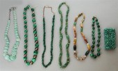 COLLECTION OF MALACHITE, AGATE