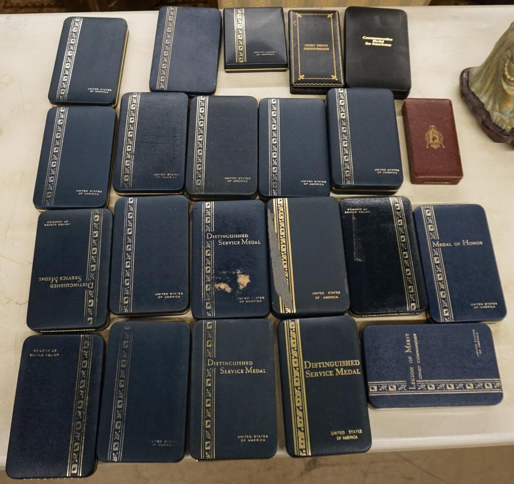 COLLECTION OF MEDAL BOXESCollection