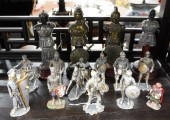 COLLECTION OF METAL FIGURINES