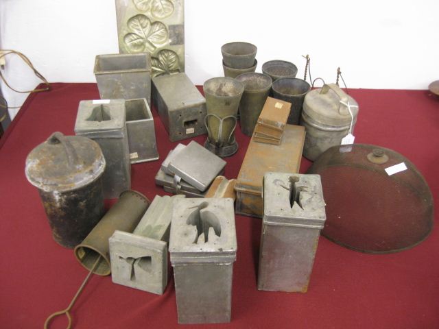 Collection of Metal Ice Cream Molds