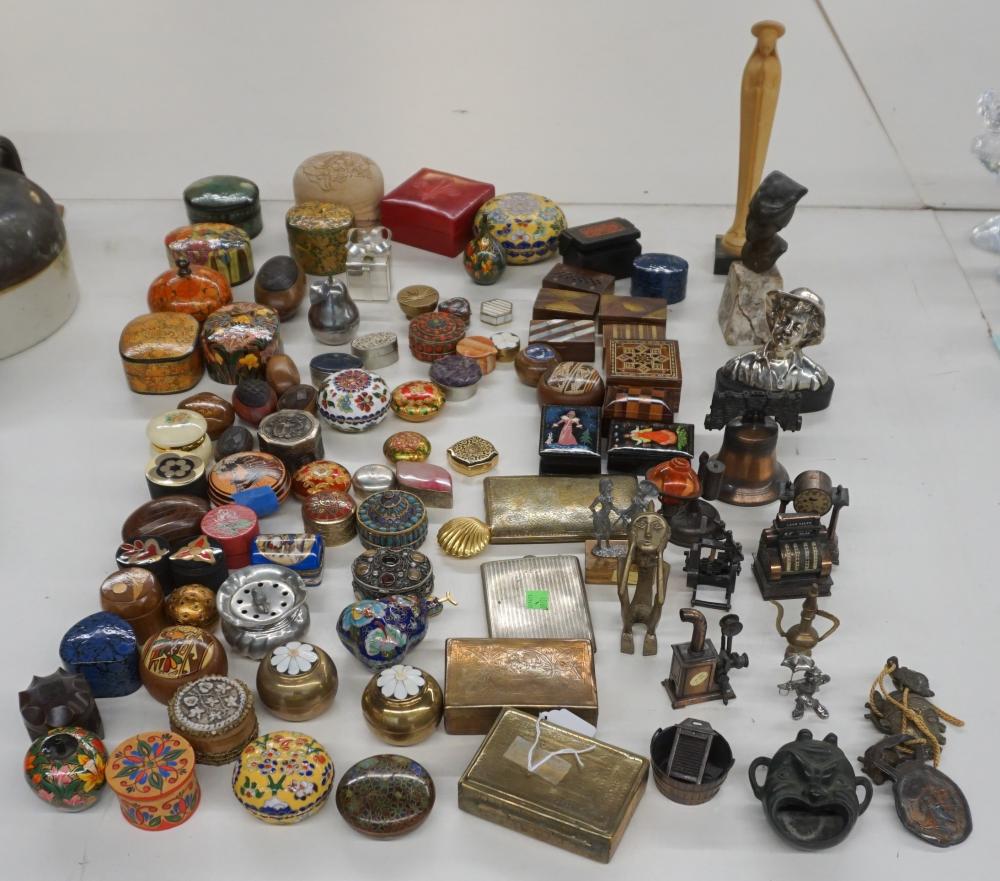 COLLECTION OF METAL, WOOD AND OTHER