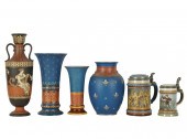 COLLECTION OF METTLACH POTTERY
