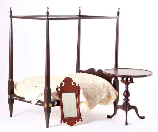 Collection of miniature furniture