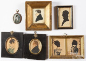 COLLECTION OF MINIATURE PORTRA