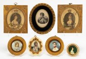 COLLECTION OF MINIATURE PORTRA