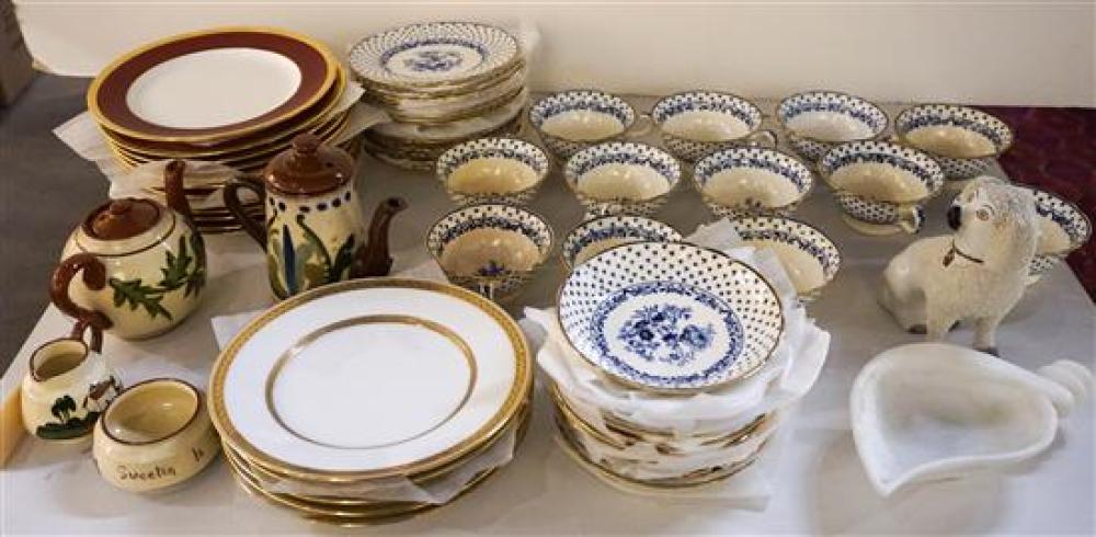 COLLECTION OF MINTON, LIMOGES AND