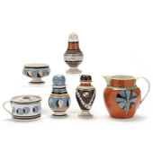 COLLECTION OF MOCHA WARE  CAT'