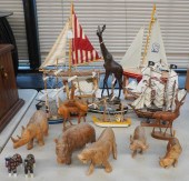 COLLECTION OF MODEL BOATS, SHI