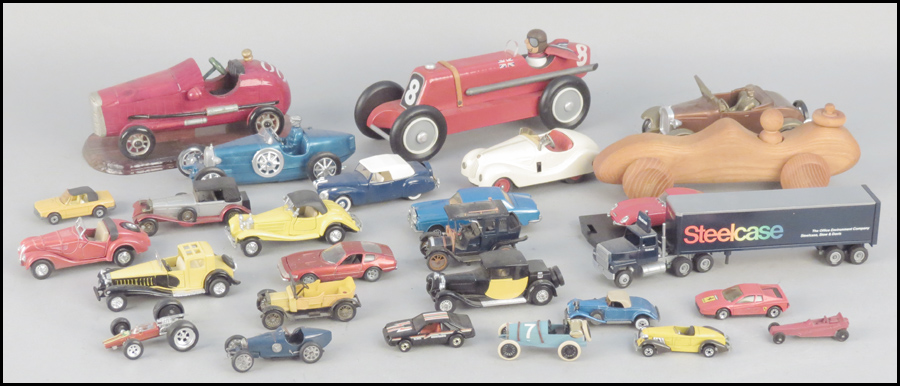 COLLECTION OF MODEL TOY CARS.