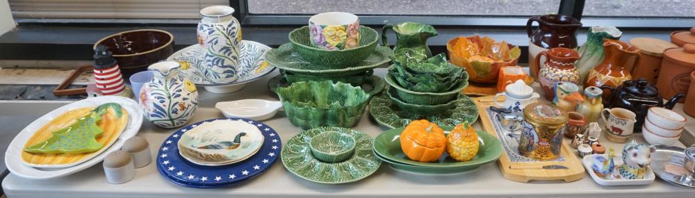 COLLECTION OF MOSTLY CERAMIC