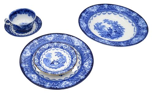 COLLECTION OF MOSTLY FLOW BLUE,