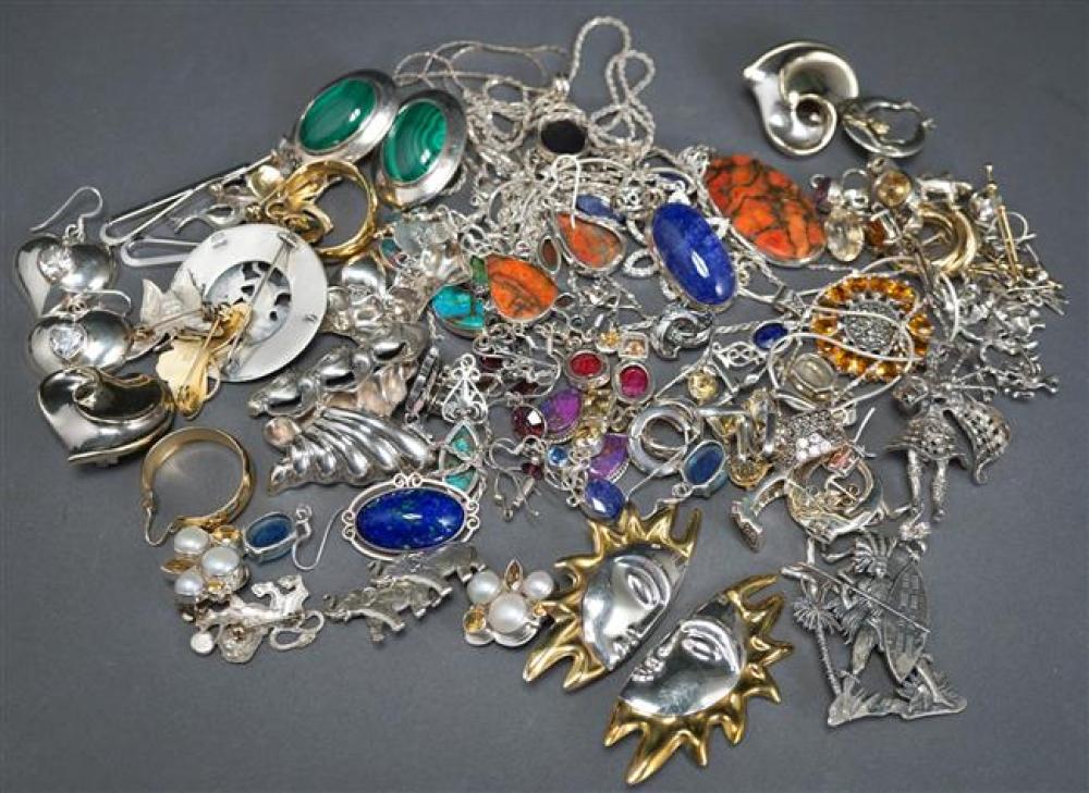 COLLECTION OF MOSTLY SILVER
