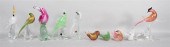 COLLECTION OF MURANO PINK, GRE