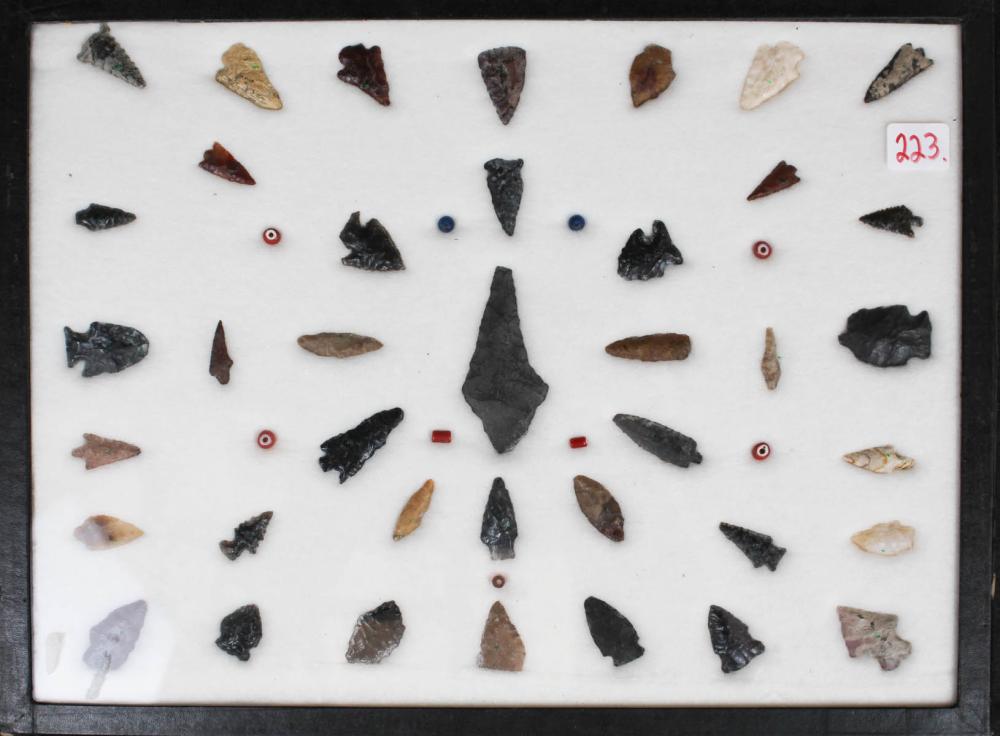 COLLECTION OF NATIVE AMERICAN ARROW