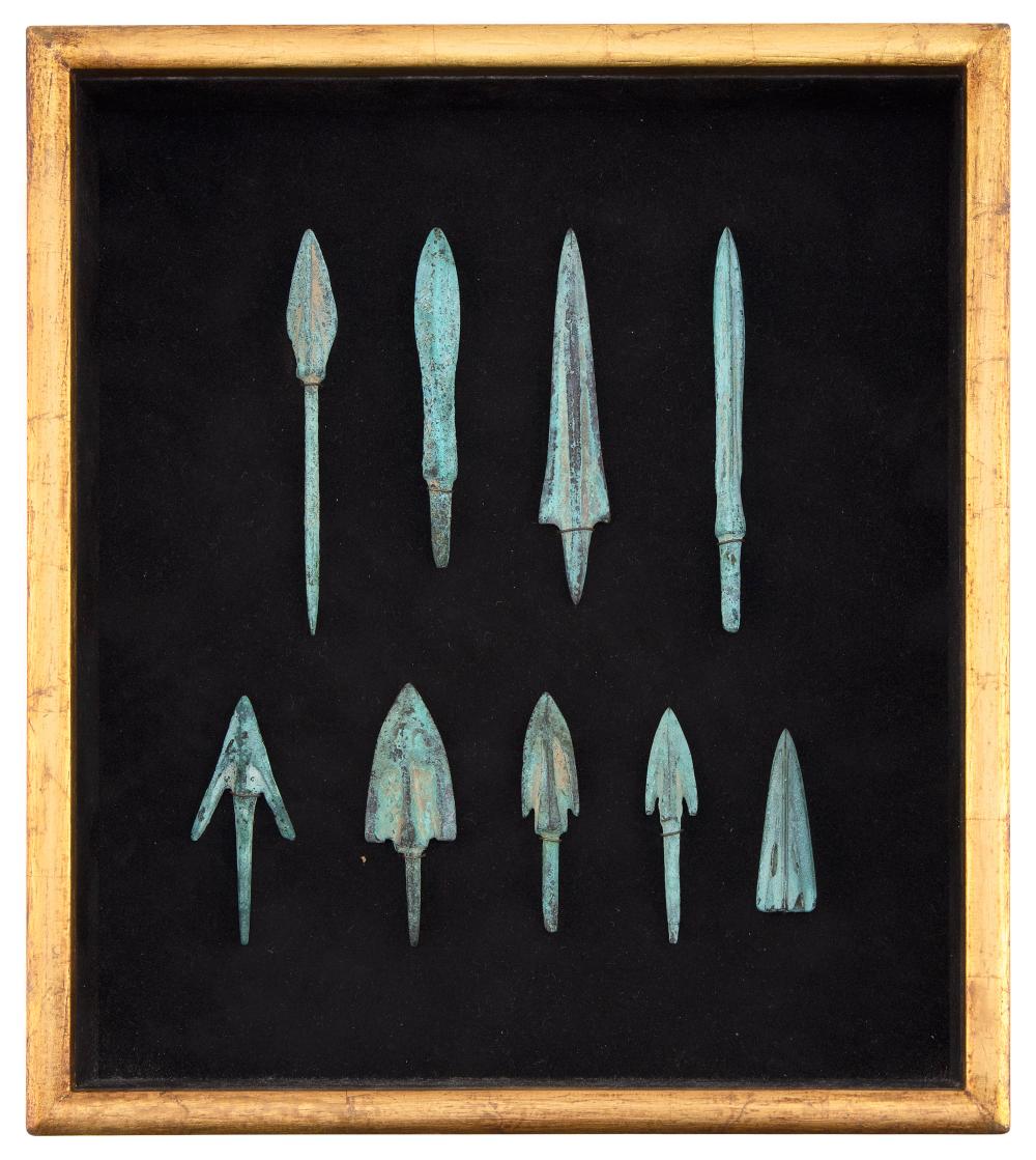 COLLECTION OF NINE ARCHAIC