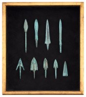 COLLECTION OF NINE ARCHAIC CHI