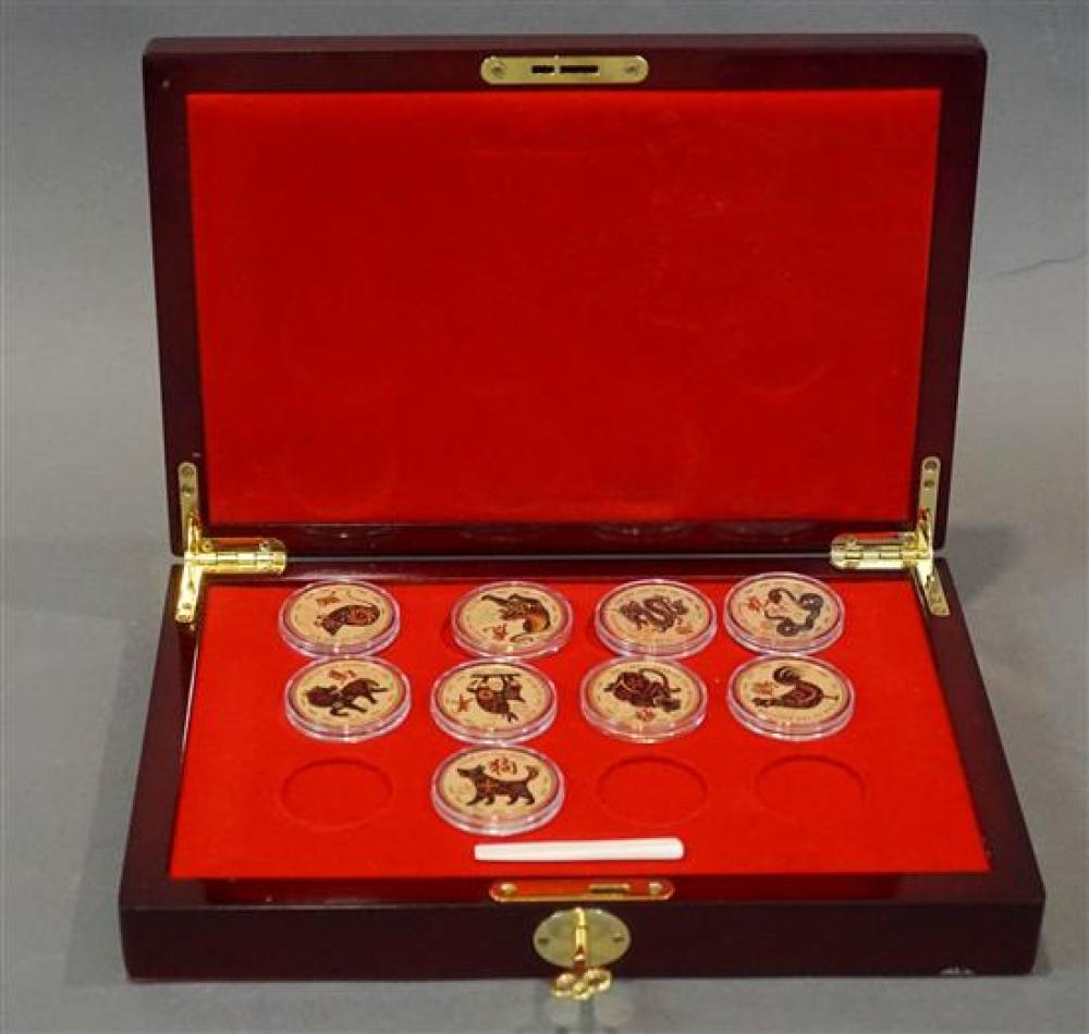 COLLECTION OF NINE CHINESE LUNAR