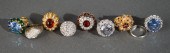 COLLECTION OF NINE STERLING AN