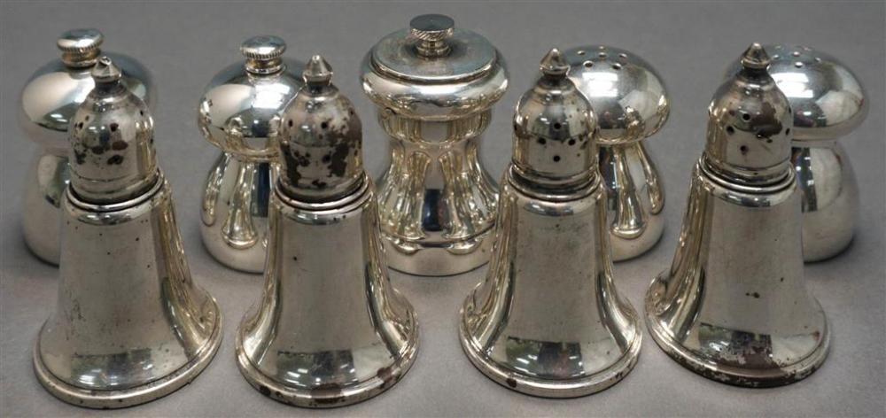 COLLECTION OF NINE WEIGHTED AND