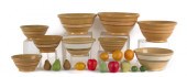 Collection of nine yelloware m