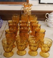 COLLECTION OF NINETEEN AMBER C