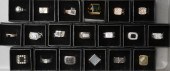 COLLECTION OF NINETEEN SILVER