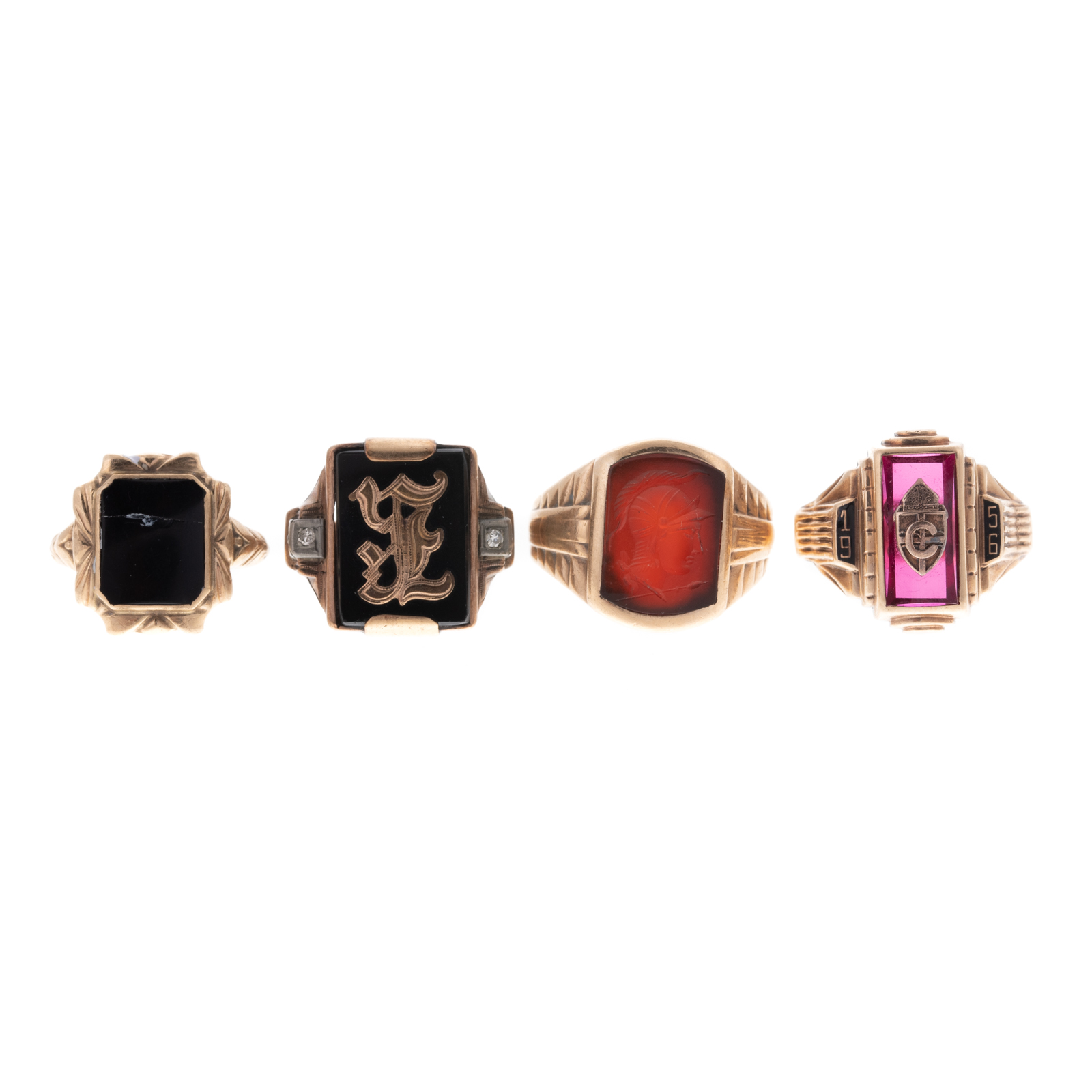 COLLECTION OF ONYX, CARNELIAN &