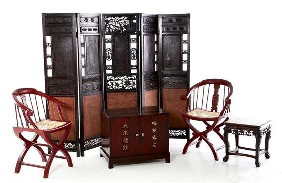 Collection of Oriental furniture