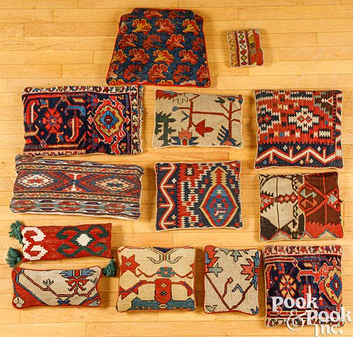 COLLECTION OF ORIENTAL RUG THROW