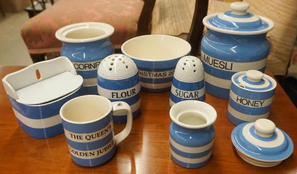COLLECTION OF ORIGINAL CORNISH BLUE