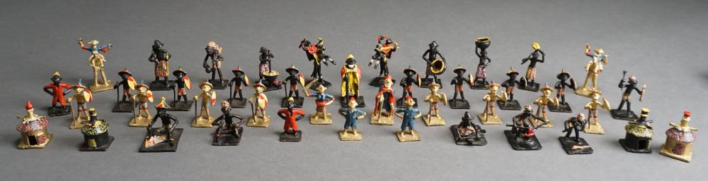 COLLECTION OF PAINTED METAL