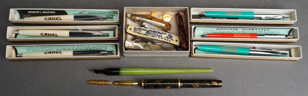 COLLECTION OF PENS AND POCKET