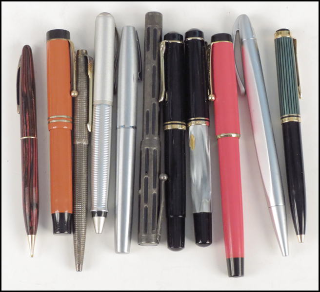 COLLECTION OF PENS. Compried of two