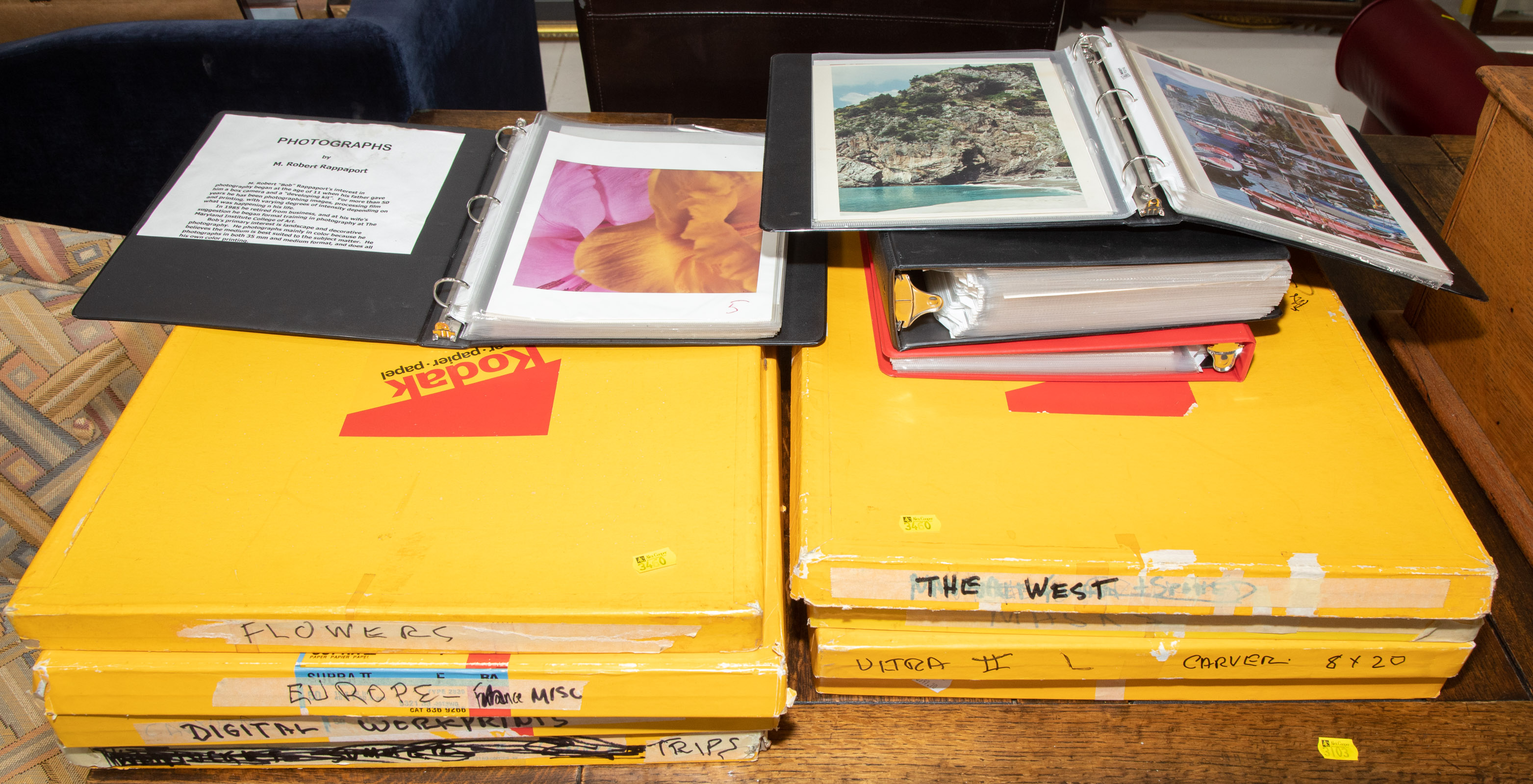 COLLECTION OF PHOTOGRAPHS BY M.