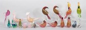 COLLECTION OF PINK MURANO GLAS