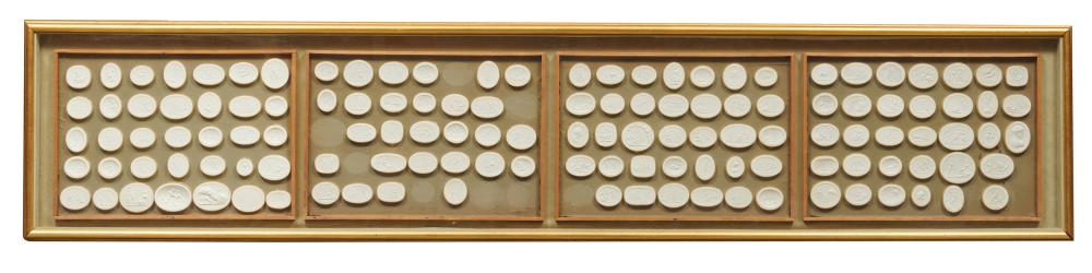 COLLECTION OF PLASTER INTAGLIO