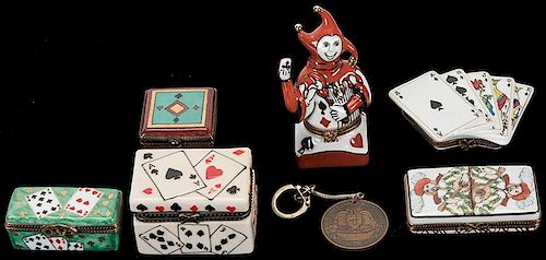 COLLECTION OF PLAYING CARD-THEMED