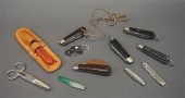 COLLECTION OF POCKET KNIVES AN