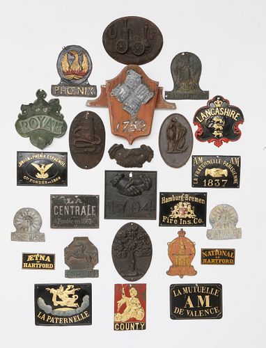 COLLECTION OF POLYCHROME METAL FIRE