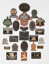 COLLECTION OF POLYCHROME METAL