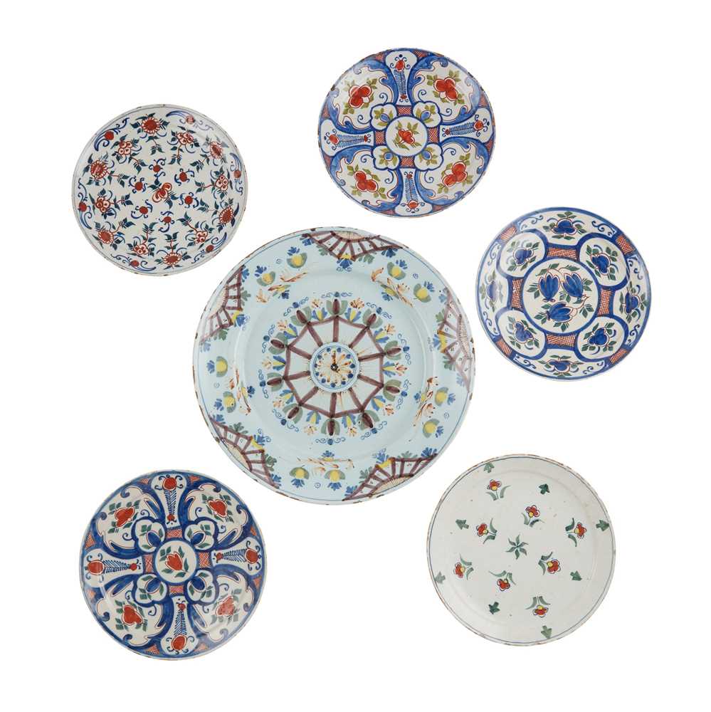COLLECTION OF POLYCHROME PAINTED