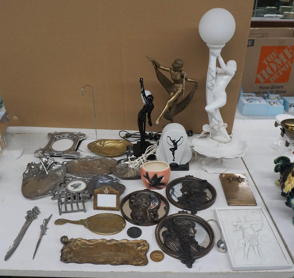 COLLECTION OF PORCELAIN AND METAL